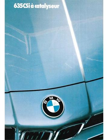 1986 BMW 6 SERIE BROCHURE FRANS beschikbaar voor biedingen