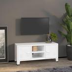 vidaXL Tv-meubel industrieel 105x35x42 cm metaal wit, 100 tot 150 cm, Verzenden, Nieuw, Minder dan 100 cm