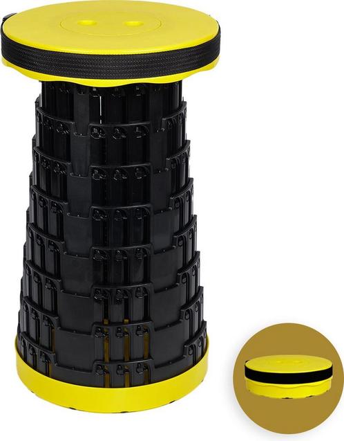 Alora Opvouwbare kruk extra strong geel (Diverse artikelen), Kinderen en Baby's, Speelgoed | Actiefiguren, Nieuw, Ophalen of Verzenden