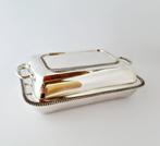 Serveerschaal - Antique Cardinal Plate Rectangle Silver, Antiek en Kunst