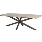 Prado dining tuintafel 240x105xH75 cm terre met keramisch, Tuin en Terras, Ophalen of Verzenden, Nieuw