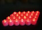 Set van 6 Rode LED Kaarsen, Nieuw, Verzenden