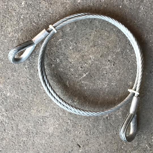 steel 8mm 700kg WLL 2m 6x 19 staalkabel, Muziek en Instrumenten, Licht en Laser, Verzenden