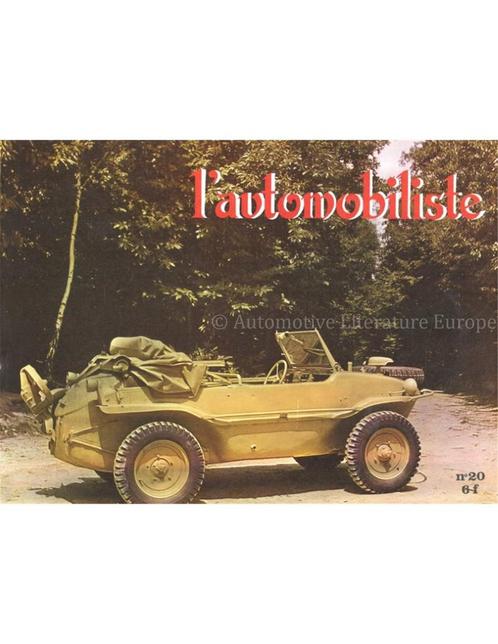 1970 LAUTOMOBILISTE MAGAZINE 20 FRANS, Boeken, Auto's | Folders en Tijdschriften