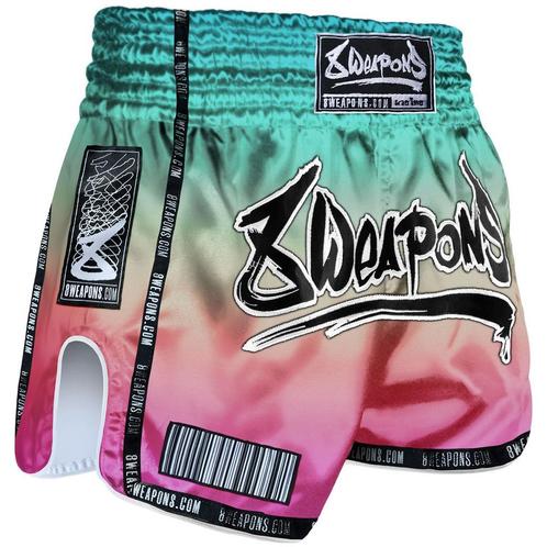 8 WEAPONS Muay Thai Shorts Vivo Mesosphere Groen, Kleding | Heren, Sportkleding, Groen, Maat 56/58 (XL), Nieuw, Vechtsport, Ophalen of Verzenden
