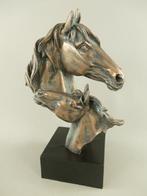 Beeldje - Horse with Foal - 44 cm - Polystone