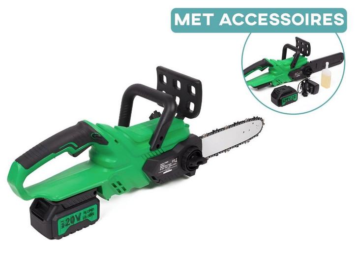 Hofftech Accu Kettingzaag 20V 4000MAH, Doe-het-zelf en Verbouw, Overige Doe-het-zelf en Verbouw, Nieuw, Verzenden