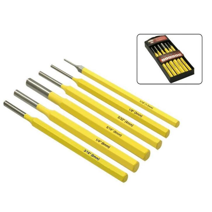 Hofftech Drevel- en penuitdrijverset - Chroom-Vanadium st..., Doe-het-zelf en Verbouw, Gereedschap | Handgereedschap, Nieuw, Ophalen of Verzenden