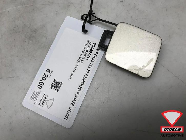 VW Polo 2G Sleepoog Kapje Voor 2G0807241, Auto-onderdelen, Carrosserie en Plaatwerk, Gebruikt, Volkswagen, Voor, Bumper, Ophalen