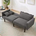 Extendable Sofa Bed – Velvet Fabric, Multifunctional Design, Verzenden, Nieuw