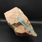 aquamarijn Exemplaar - Hoogte: 6 cm - Breedte: 9 cm- 1040 g