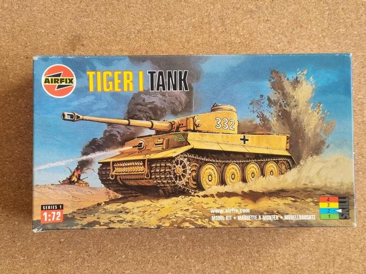 Airfix 01308 Tiger I Tank 1:76, Hobby en Vrije tijd, Modelbouw | Auto's en Voertuigen, Airfix, Verzenden