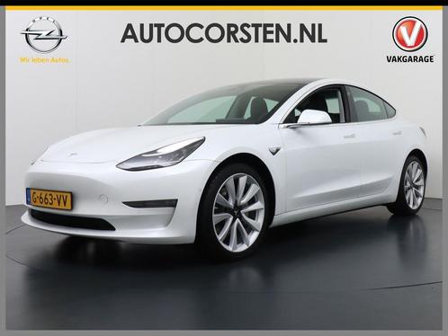 Zakelijke Lease |  Tesla Model 3 Long Range 75kWh 463PK 19, Auto's, Tesla, Lease, Zwart, Automaat, Hatchback, Financial lease