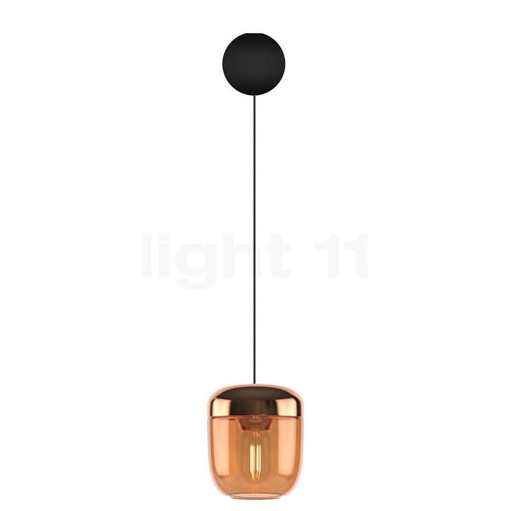 Umage Acorn Cannonball Hanglamp zwart, barnsteen/messing , M, Huis en Inrichting, Lampen | Hanglampen, Nieuw, Verzenden