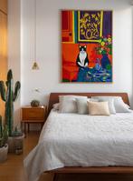 E. García - GATO EN EL SOFÁ NARANJA XL (NO RESERVE)