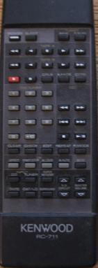 Afstandsbediening Kenwood rc-711, Audio, Tv en Foto, Afstandsbedieningen, Ophalen of Verzenden, Nieuw, Origineel