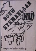 Poster van het komitee jongerenhuisvesting (lijst optie), Verzamelen, Verzenden, Nieuw, Overige onderwerpen, Met lijst