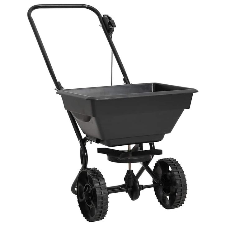vidaXL Strooiwagen duwmodel 15 L 80x46x75 cm PVC en staal, Tuin en Terras, Hand-tuingereedschap, Nieuw, Verzenden