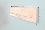 Muurgarderobe Mammut 80cm Acacia honing/ 39956, Ophalen of Verzenden, Nieuw