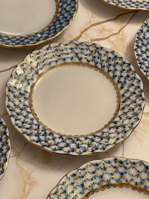 Lomonosov Imperial Porcelain Factory - Ontbijtbord (12) -, Antiek en Kunst, Antiek | Meubels | Tafels