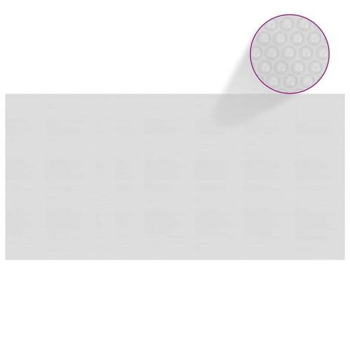 vidaXL Zwembadfolie solar drijvend 450x220 cm PE grijs, Tuin en Terras, Zwembad-toebehoren, Nieuw, Verzenden