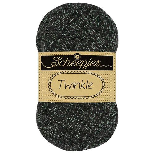 Scheepjes Twinkle - 915 antraciet - Katoen Glittergaren me, Hobby en Vrije tijd, Breien en Haken, Ophalen of Verzenden