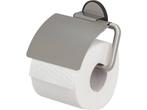 Veiling - Wc rolhouder met klep - Toiletrolhouder rvs zwart, Nieuw