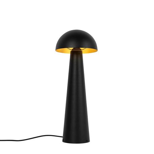Buiten vloerlamp zwart 65 cm - Mushroom, Tuin en Terras, Buitenverlichting, Nieuw, 50 tot 250 watt, Overige materialen