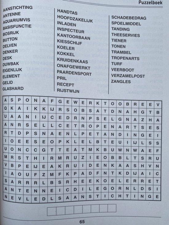 Denksport Puzzelboek Woordzoeker 3* vakantieboek 150 plus, Boeken, Overige Boeken, Gelezen, Verzenden