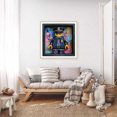 Urban3DArt (1971) - Officer Brick - Street Art Meets, Antiek en Kunst, Kunst | Designobjecten
