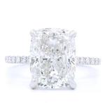 Zonder Minimumprijs - Ring - 18 karaat Witgoud - 4.87ct. tw., Nieuw