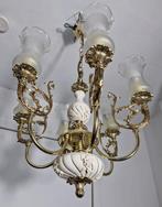 Kroonluchter - Glas, Messing, Porselein, Antiek en Kunst, Curiosa en Brocante