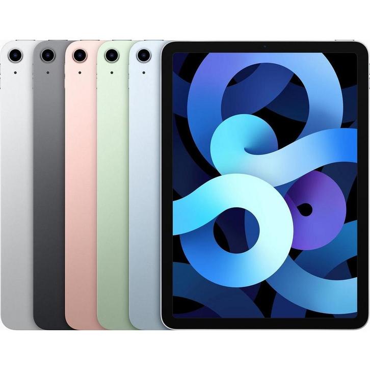 Refurbished iPad Air 4 64 GB 4G, Computers en Software, Apple iPads, 64 GB, Wi-Fi en Mobiel internet, Blauw, Refurbished, Verzenden