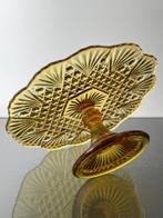 Taartschaal - Glas - Amber taartplateau.