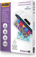 Fellowes Imagelast lamineerhoezen A4 - 80 Micron - 100 stuks, Ophalen of Verzenden, Zo goed als nieuw