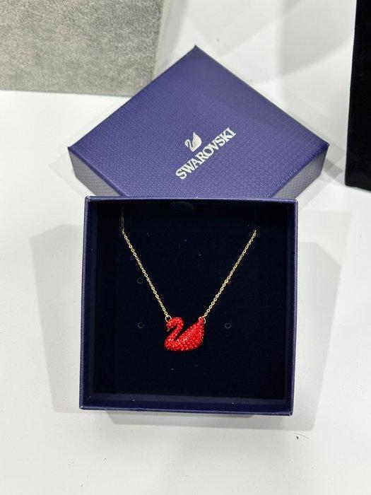 Swarovski - Beeld, Classic Red Swan Necklace - 0 cm -, Antiek en Kunst, Curiosa en Brocante