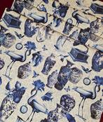 Textiel Vasen Paradijs met apen en flamingos -