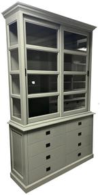 Buffetkast Engels groen - groen Hengelo 150 x 240cm, Huis en Inrichting, Kasten | Buffetkasten, Ophalen of Verzenden, Nieuw