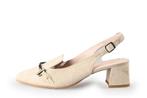 Stefano Lauran Slingbacks in maat 40 Beige | 10% extra, Kleding | Dames, Schoenen, Verzenden, Beige, Zo goed als nieuw, Stefano Lauran