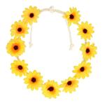 Haarband Zonnebloemen, Hobby en Vrije tijd, Feestartikelen, Verzenden, Nieuw
