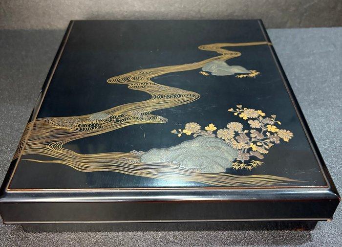 Hobbydoos - Exquise Japanse Makie Lacquer Inkstone Box, Antiek en Kunst, Antiek | Overige Antiek