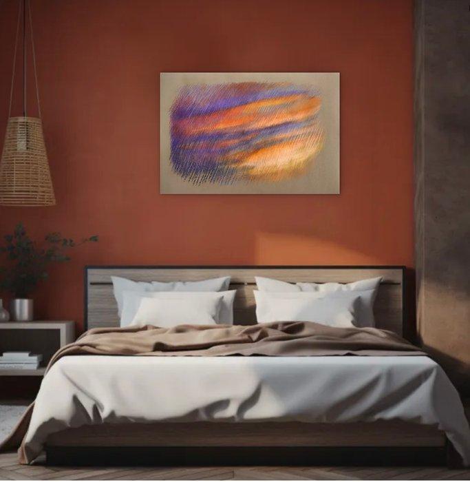 Malgorzata Krakowiak - Sky n*1 -XL, Antiek en Kunst, Kunst | Schilderijen | Modern