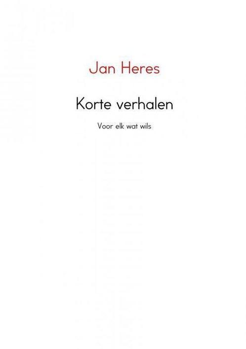 9789462542501 Korte verhalen Jan Heres, Boeken, Romans, Nieuw, Verzenden
