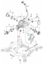 Elektromotor voor sperdifferentieel. Porsche 955/957 Cayenne, Auto-onderdelen, Transmissie en Toebehoren, Verzenden, Nieuw