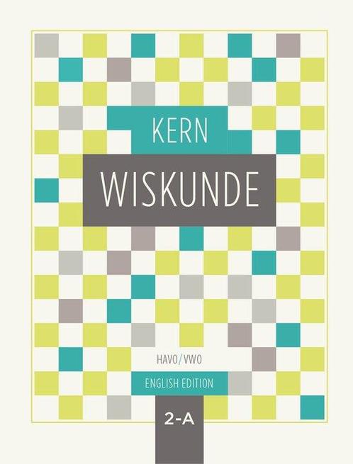 KERN Wiskunde leerboek havo/vwo 2 deel A - English edition, Boeken, Overige Boeken, Zo goed als nieuw, Verzenden