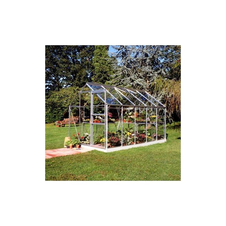 Halls tuinkas Popular 106 - blank aluminium, Tuin en Terras, Kassen, Nieuw, Verzenden