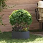 vidaXL Tuinplantbakken 5 pcs Antraciet 40 x 40 x 20 cm Staal, Tuin en Terras, Minder dan 30 cm, Verzenden, Minder dan 60 cm, Nieuw