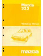 1985 MAZDA 323 WERKPLAATSHANDBOEK ENGELS, Auto diversen, Handleidingen en Instructieboekjes