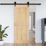 vidaXL Deur NARVIK 90x210 cm massief grenenhout, Verzenden, Nieuw