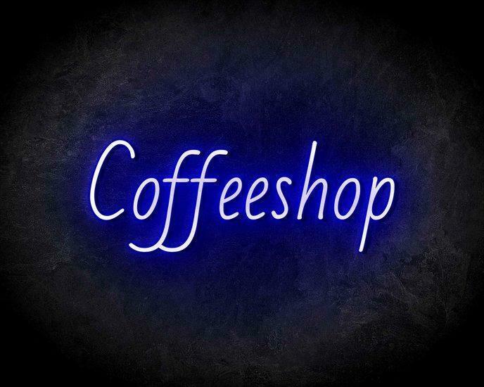 COFFEESHOP neon sign - LED neon reclame bord neon letters..., Zakelijke goederen, Overige Zakelijke goederen, Verzenden